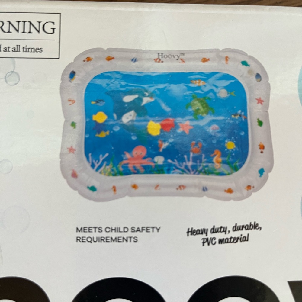 Inflatable Baby Water Mat with Floating Fish - Picture 3 of 4